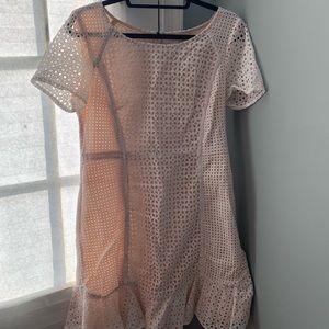 Anthropologie White Lace Dress